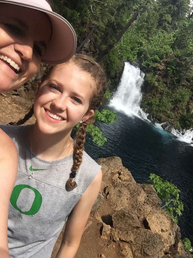 PHOTO: Kathleen Durkin, pictured with her daughter, Kylie Durkin, who is a high school senior and plans on attending the University of Oregon this fall.