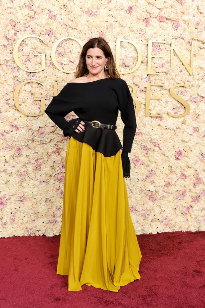 PHOTO: Kathryn Hahn attends the 82nd Annual Golden Globe Awards at The Beverly Hilton on Jan. 05, 2025 in Beverly Hills, Calif.