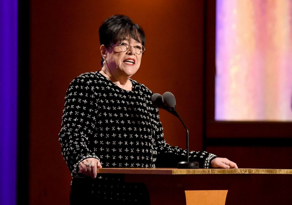 PHOTO: Kathy Bates speaks onstage during the Academy of Motion Picture Arts and Sciences' 10th annual Governors Awards on Nov. 18, 2018. in Hollywood, Calif.