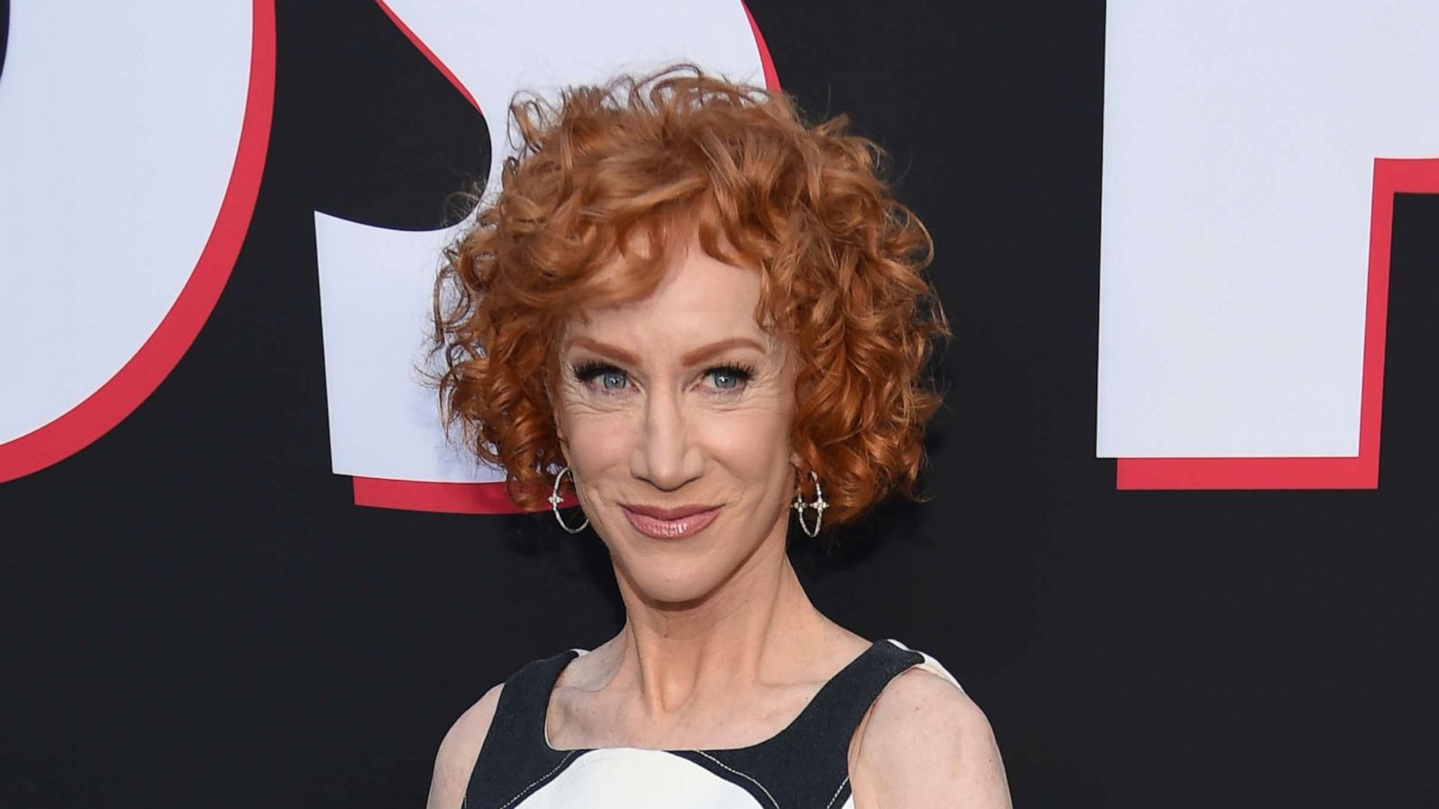 PHOTO: Comedian Kathy Griffin appears at the premiere of the film "Child's Play" in Los Angeles on June 19, 2019.