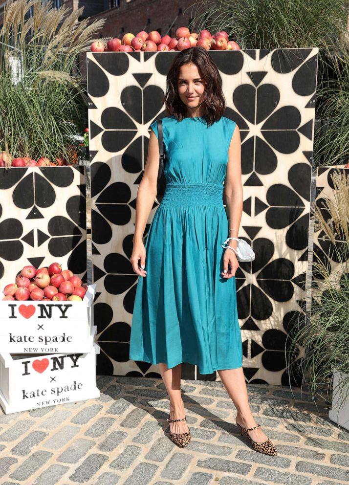 PHOTO: Actress Katie Holmes at Gansevoort Plaza on Sept. 8, 2021 in New York City.