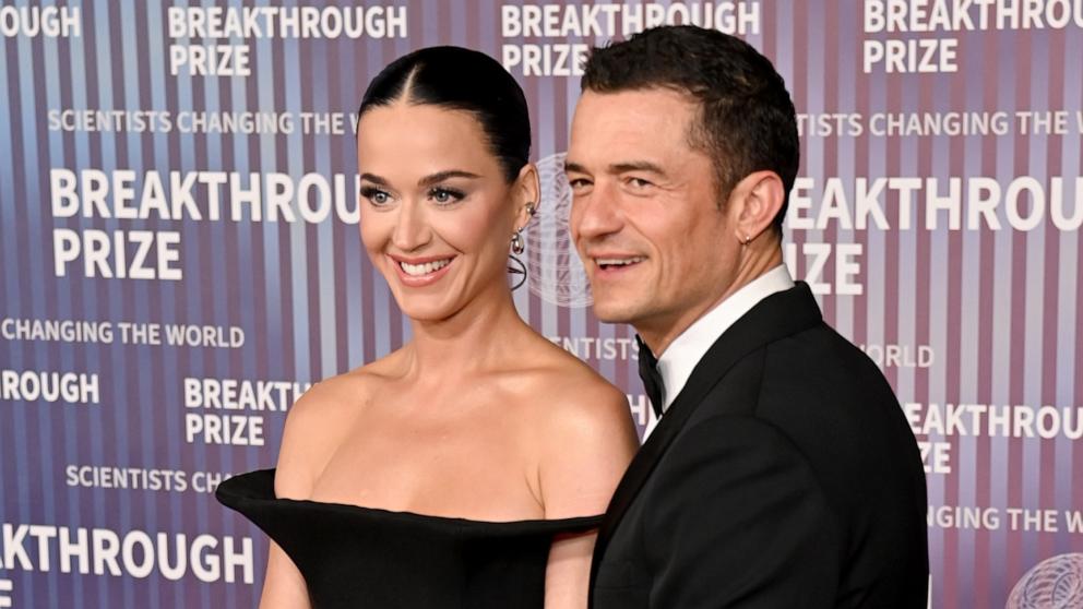 PHOTO: Katy Perry and Orlando Bloom attend the 10th Breakthrough Prize Ceremony, Apr. 13, 2024, in Los Angeles.