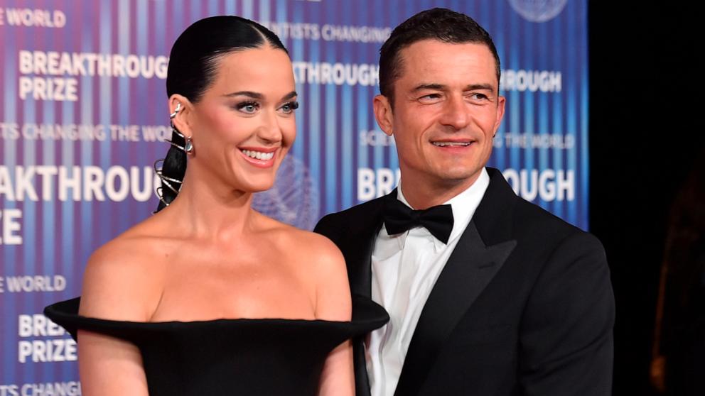 PHOTO: Katy Perry and Orlando Bloom attend the 10th Breakthrough Prize Ceremony, Apr. 13, 2024, in Los Angeles.