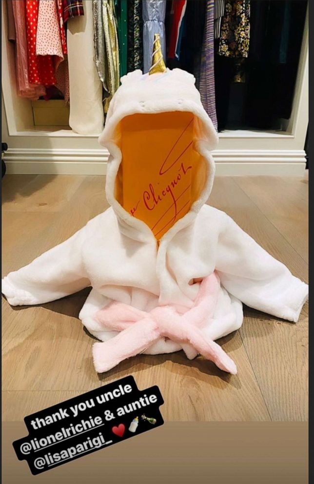 PHOTO: A bottle of champagne gifted to Katy Perry by Lionel Ritchie is seen in an image posted by Perry in her Instagram story on Aug. 1, 2020.