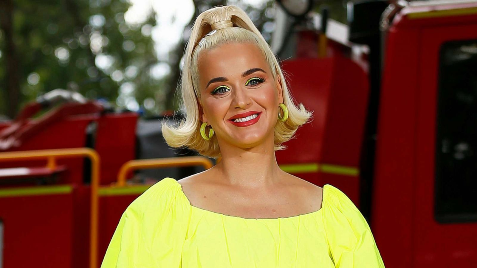 PHOTO: Katy Perry poses for a photograph on March 11, 2020, in Bright, Australia.