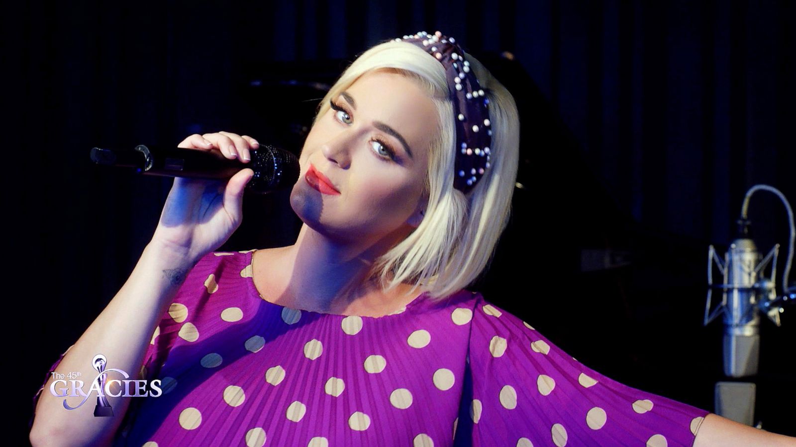 PHOTO: Katy Perry performs at the 45th Anniversary Gracie Awards on Sept. 10, 2020.