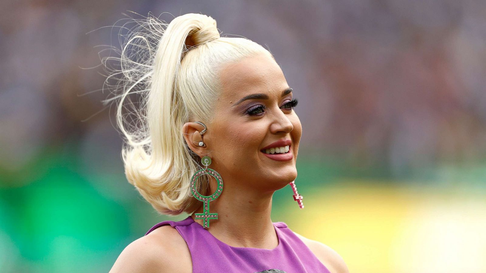 PHOTO: Katy Perry performs during the ICC Women's T20 Cricket World Cup Final on March 8, 2020 in Melbourne, Australia.