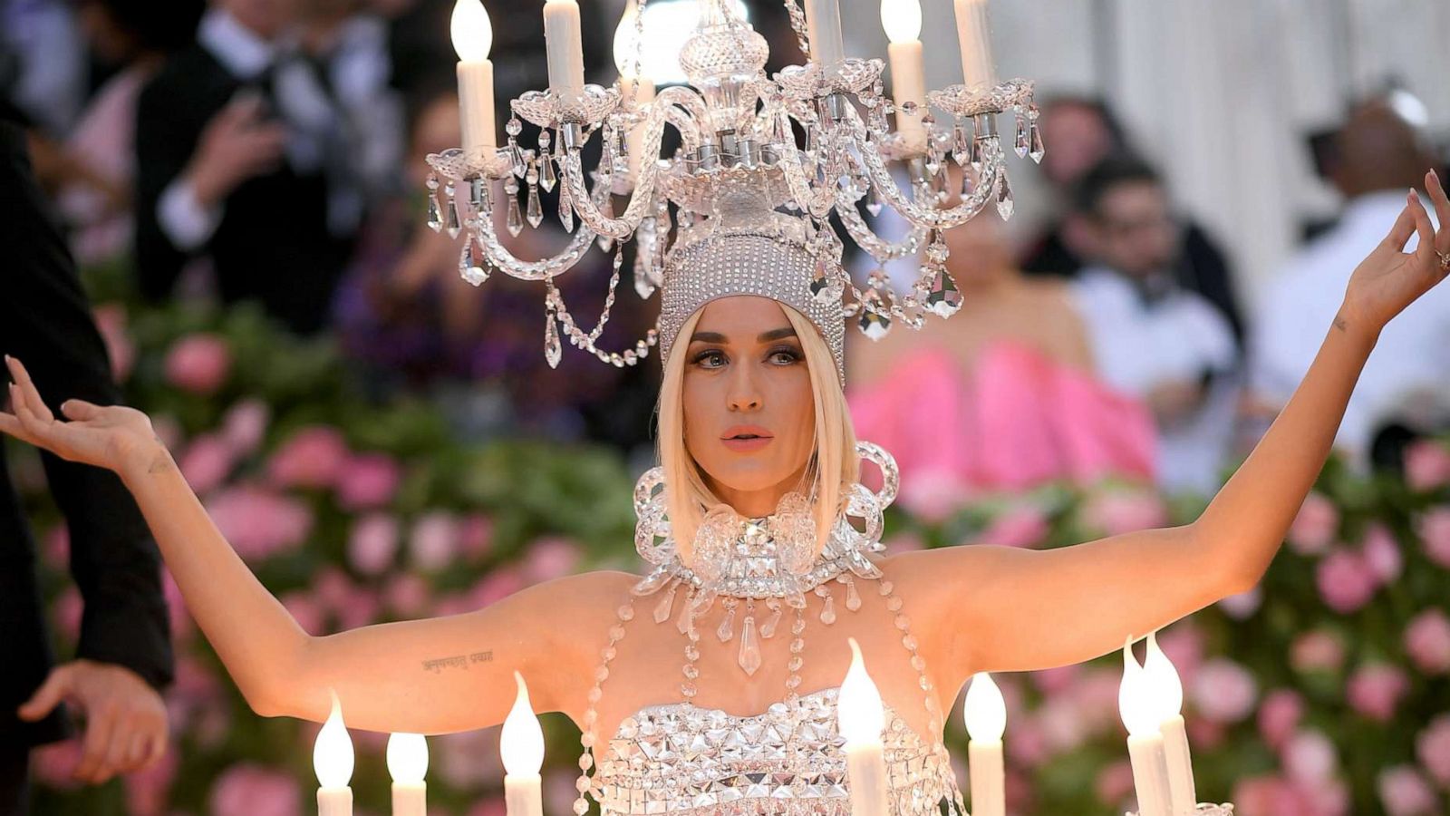 PHOTO: Katy Perry attends the 2019 Met Gala C,elebrating Camp: Notes on Fashion at the Metropolitan Museum of Art, May 6, 2019 in New York City.