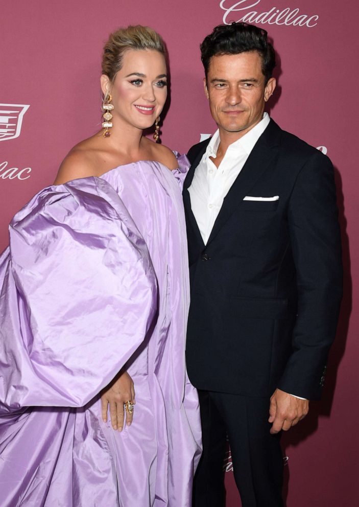 Foto: Katy Perry dan Orlando Bloom menghadiri acara Variety's Power Of Women: Los Angeles, 30 September 2021, di Beverly Hills, California.