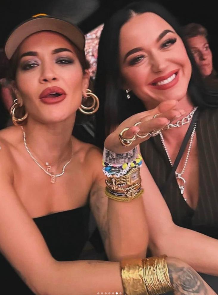 PHOTO: Katy Perry and Rita Ora pose for a photo that Perry shared on Instagram.