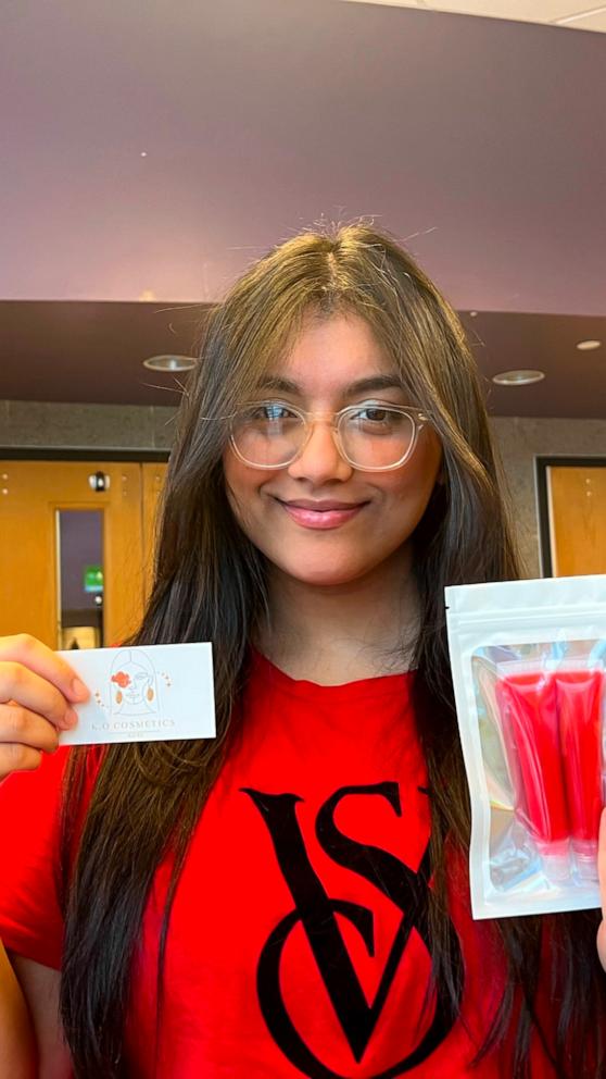 VIDEO: Teen refugee starts cosmetics company to be inclusive to all skin tones 