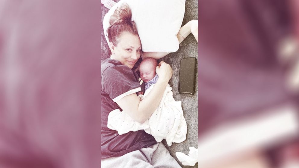 PHOTO: Kaley Cuoco shared a photo with her newborn Matilda to her Instagram story.