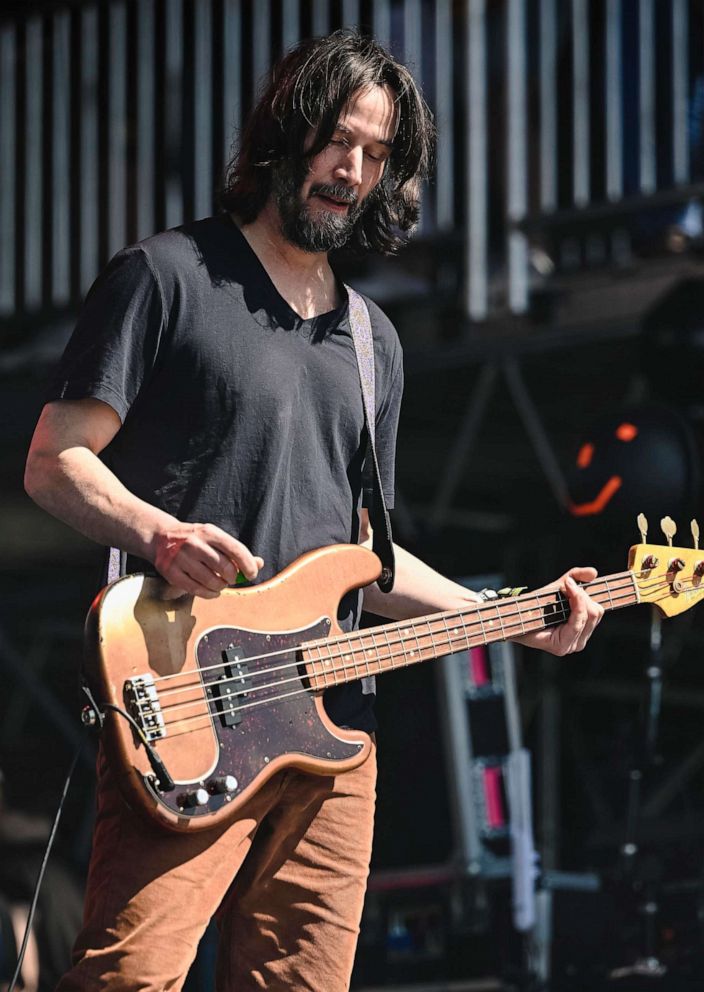 PHOTO: Keanu Reeves of Dogstar performs on Day 2 of BottleRock Napa Valley Music Festival at Napa Valley Expo on May 27, 2023, in Napa, Calif.