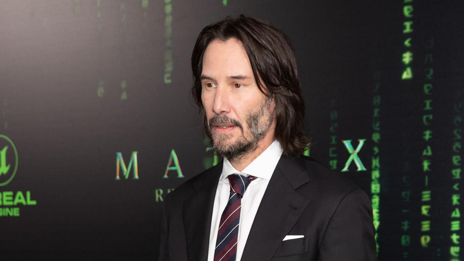 PHOTO: In this Dec. 18, 2021, file photo, Keanu Reeves arrives at the U.S. premiere of "The Matrix Resurrections" at The Castro Theater, in San Francisco, Calif.