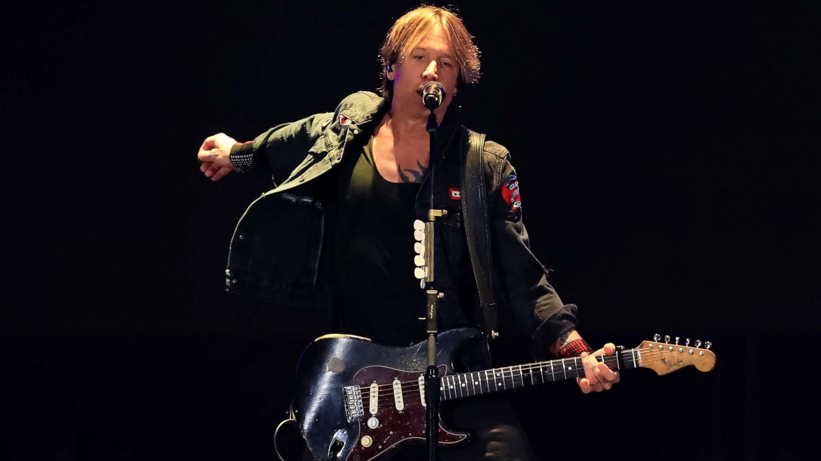 PHOTO: Keith Urban performs onstage during the ATLive 2019 concert at Mercedes-Benz Stadium, Nov. 15, 2019 in Atlanta.