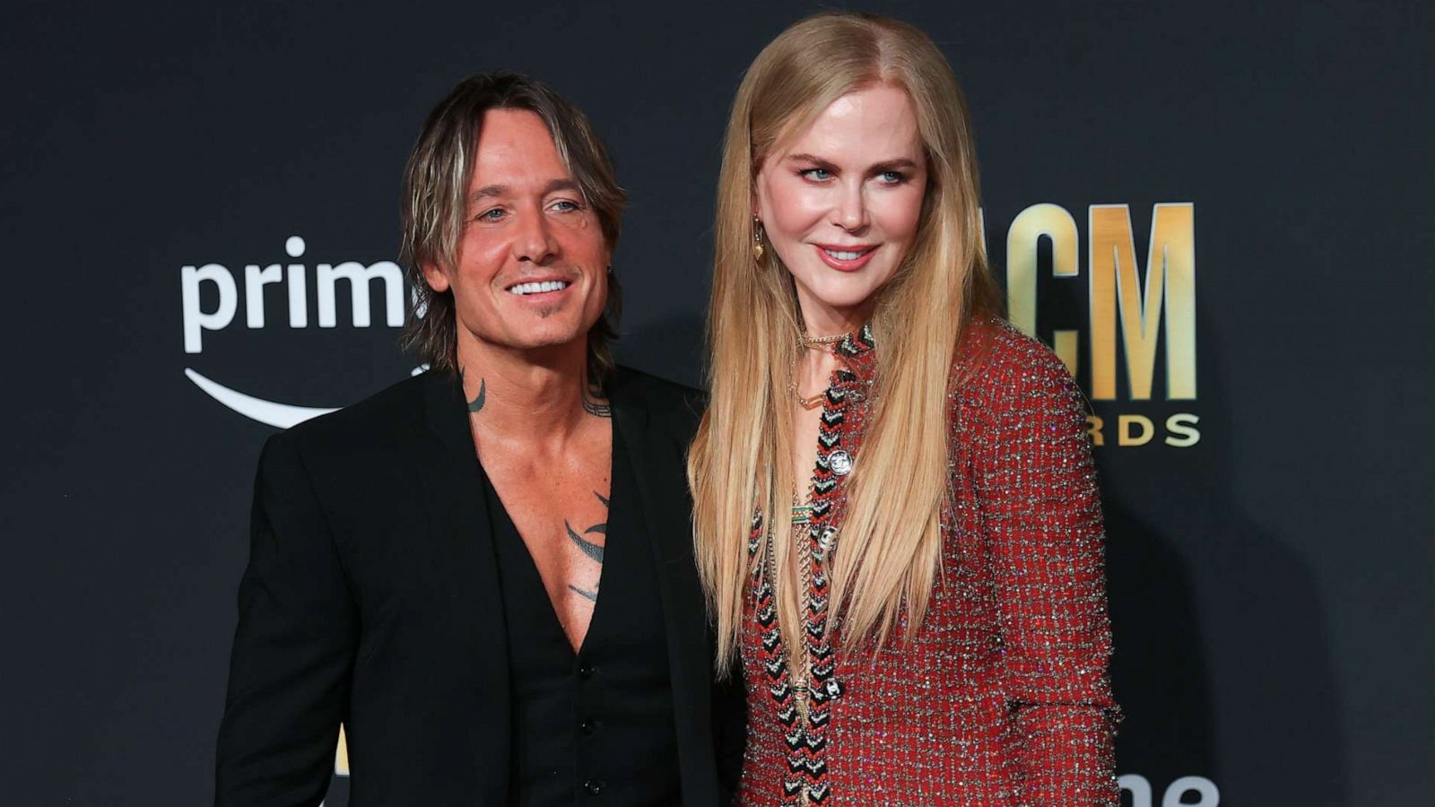 PHOTO: Keith Urban and Nicole Kidman arrive for the 58th Academy of Country Music Awards at The Ford Center at The Star on May 11, 2023 in Frisco, Texas.