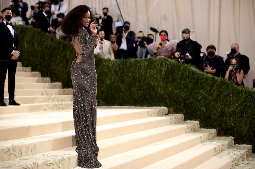 PHOTO: Keke Palmer attends The 2021 Met Gala Celebrating In America: A Lexicon Of Fashion at Metropolitan Museum of Art, Sept. 13, 2021, in New York.