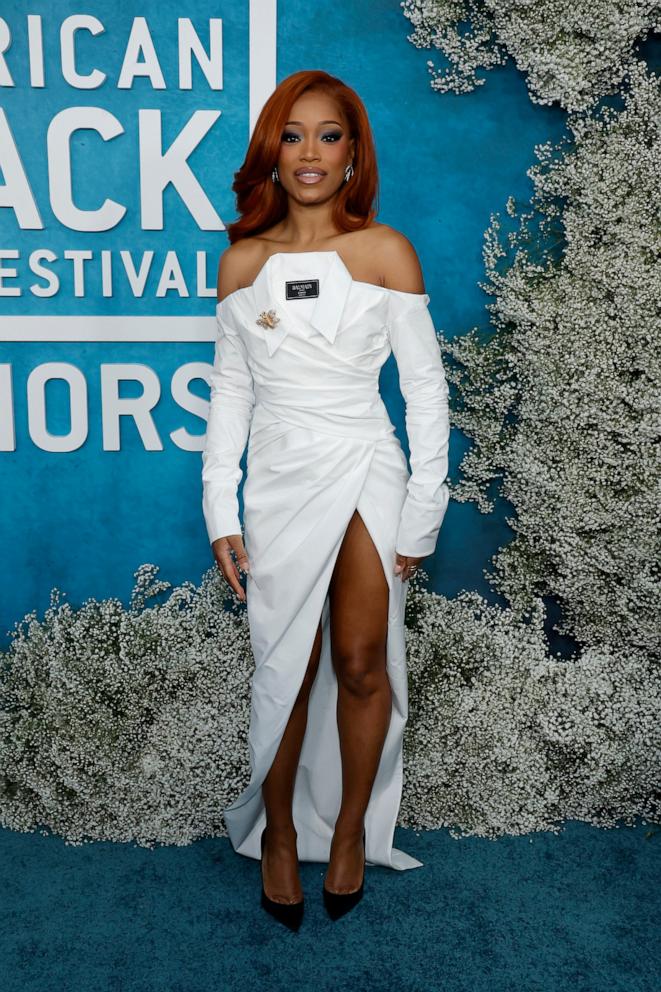 PHOTO: Keke Palmer attends the 7th Annual American Black Film Festival Honors at SLS Hotel, a Luxury Collection Hotel, Beverly Hills on February 17, 2025 in Los Angeles, California.