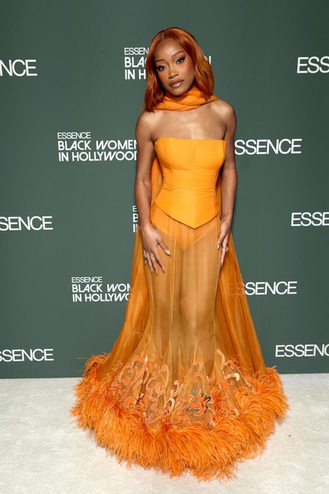 PHOTO: Keke Palmer attends the 2025 ESSENCE Black Women In Hollywood Awards at Fairmont Century Plaza, Feb. 27, 2025, in Los Angeles.