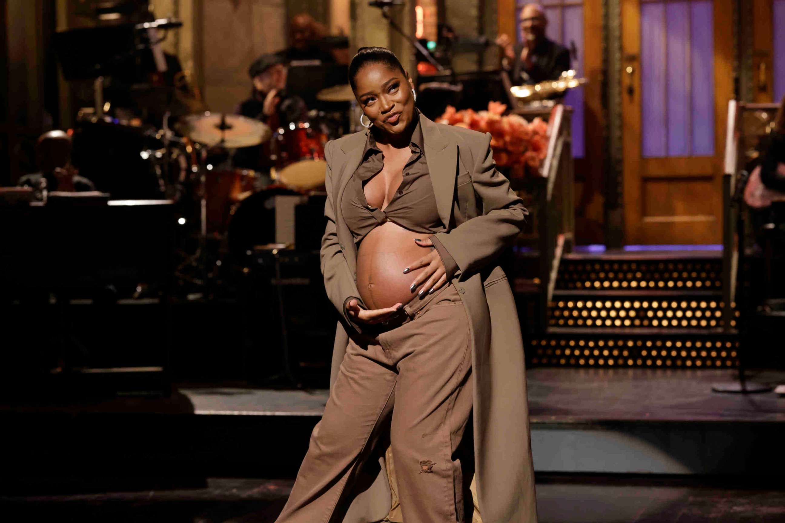 PHOTO: Host Keke Palmer performs her monologue on Saturday Night Live, Dec. 3, 2022, in New York City.