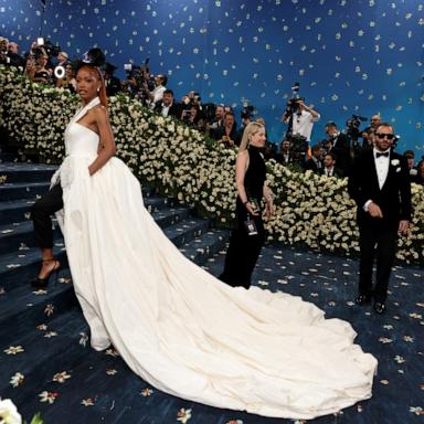 PHOTO: Keke Palmer attends the 2025 Met Gala Celebrating "Superfine: Tailoring Black Style" at Metropolitan Museum of Art on May 05, 2025 in New York City.