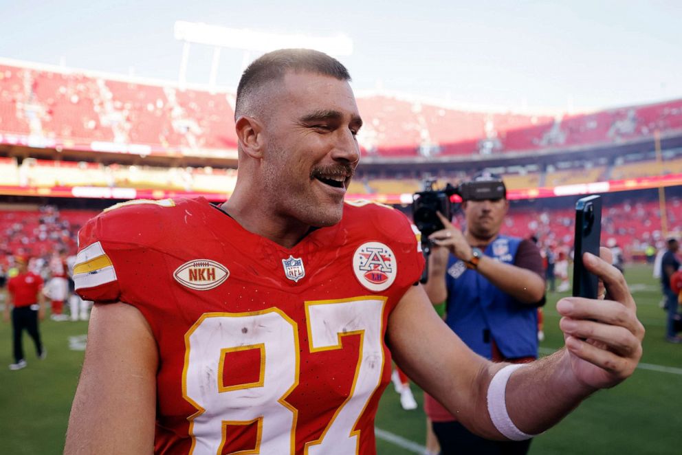 Travis Kelce addresses Taylor Swift attending Chiefs game: 'She