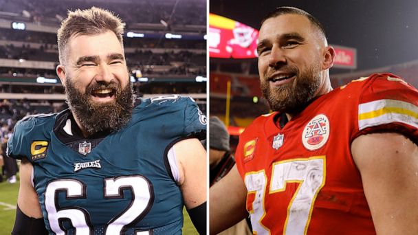 Travis Kelce And Jason Kelce Brothers My Mom Can't Lose Super Bowl