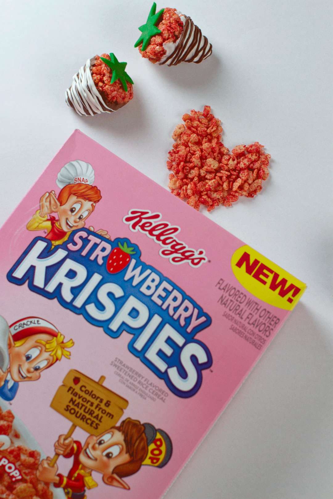 PHOTO: Chocolate-covered Strawberry Krispies Treats are a perfect Valentine's Day treat!