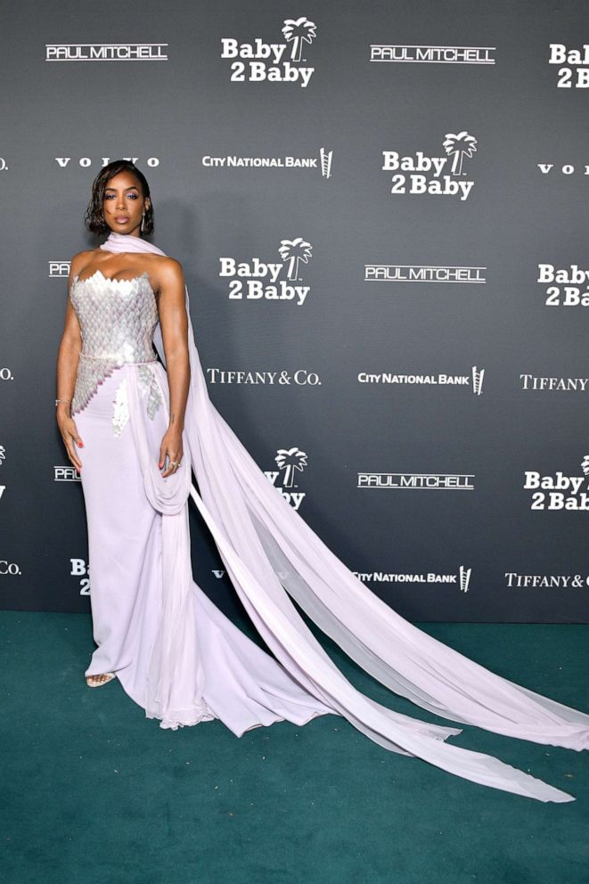 PHOTO: Kelly Rowland attends the 2022 Baby2Baby Gala presented by Paul Mitchell at Pacific Design Center, Nov. 12, 2022, in Los Angeles.