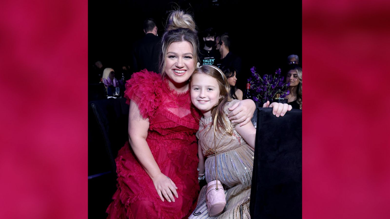 PHOTO: Kelly Clarkson and River Rose Blackstock attend the 2022 People's Choice Awards held at the Barker Hangar, Dec. 6, 2022, in Santa Monica, Calif.