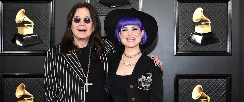 PHOTO: (L-R) Ozzy Osbourne and Kelly Osbourne attend the 62nd Annual GRAMMY Awards at Staples Center on Jan. 26, 2020 in Los Angeles, California. 