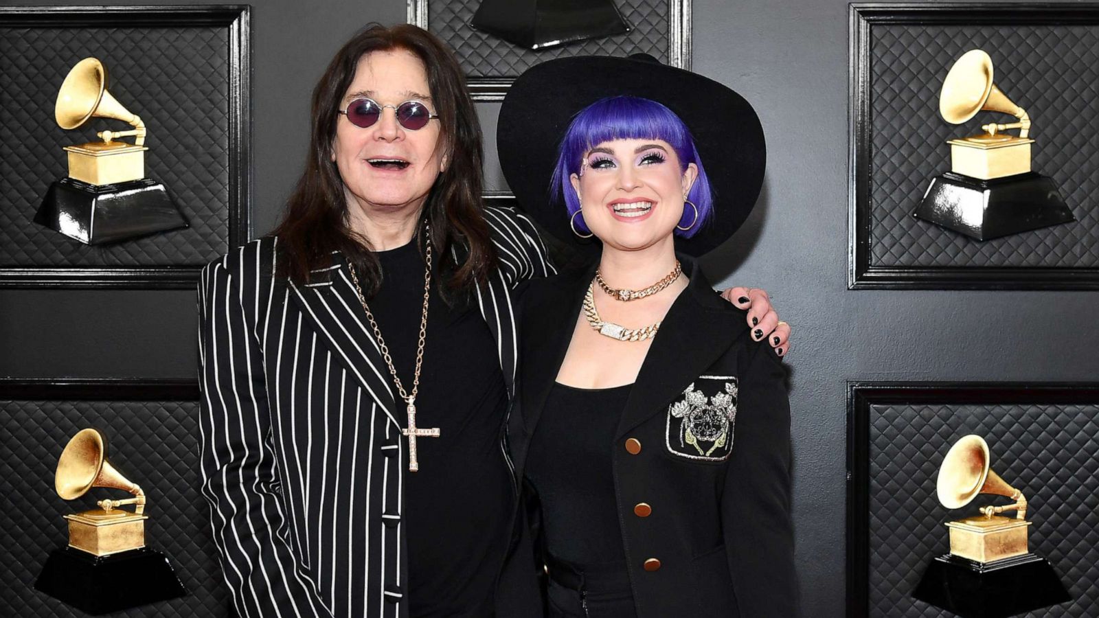 PHOTO: Ozzy Osbourne and Kelly Osbourne attend the 62nd Annual GRAMMY Awards at Staples Center on Jan. 26, 2020. in Los Angeles.