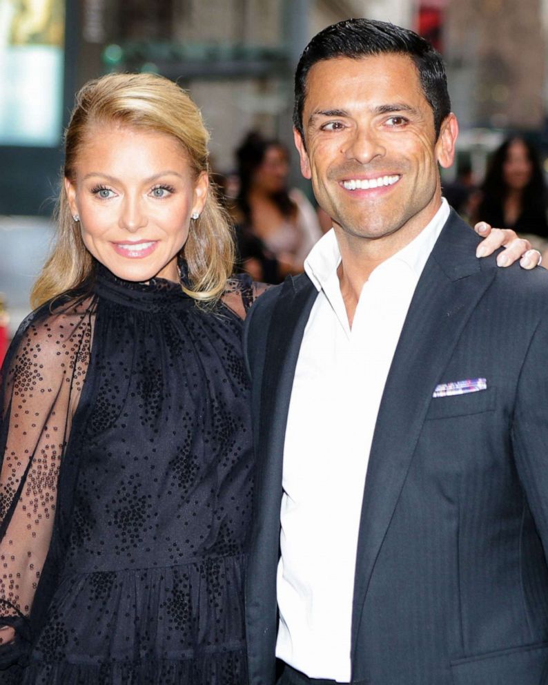 PHOTO: Kelly Ripa and Mark Consuelos are seen on June 17, 2019 in New York City.