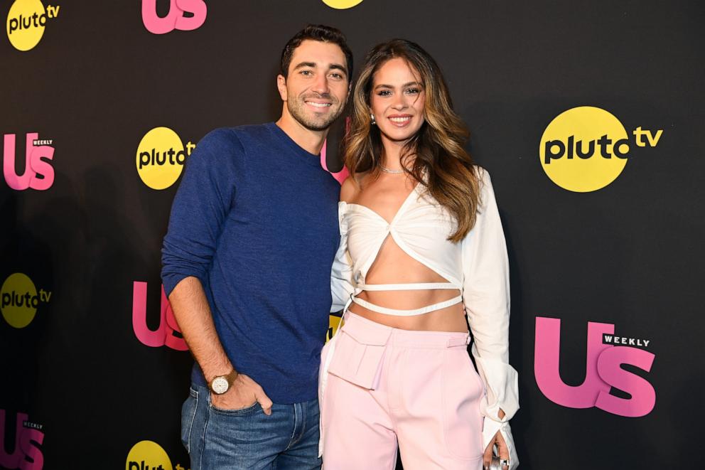 PHOTO: Joey Graziadei and Kelsey Anderson attend Us Weekly And Pluto TV's: Reality TV Stars Of The Year at The Highlight Room. Oct. 10, 2024, in Los Angeles.