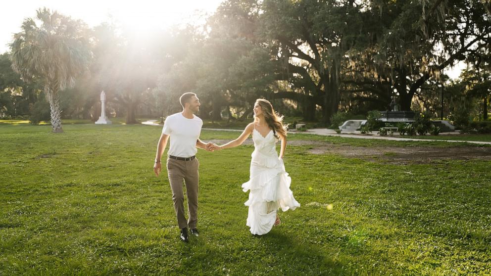 PHOTO: Joey Graziadei and Kelsey Anderson are seen in their engagement photoshoot