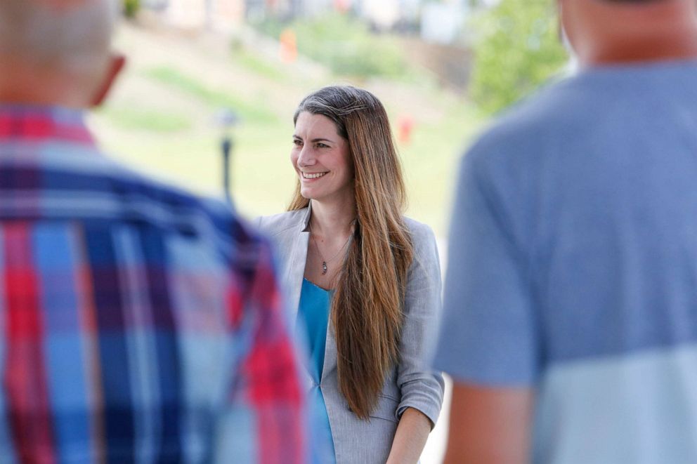 PHOTO: Kelsey Waits attends an event in 2020 in Hastings, Minn.