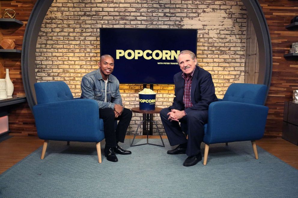 PHOTO: Kelvin Harrison Jr. appears on "Popcorn with Peter Travers" at ABC News studios, August 5, 2019, in New York.