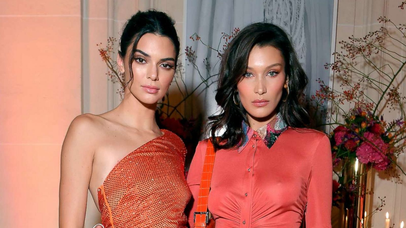 PHOTO: Kendall Jenner and Bella Hadid attend the YouTube cocktail party during Paris Fashion Week, Sept. 26, 2018, in Paris.