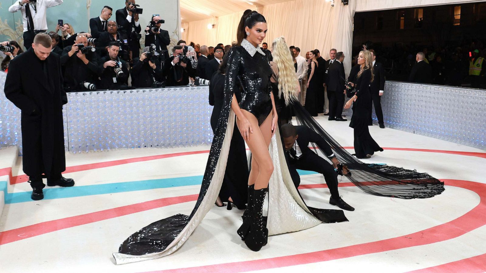 PHOTO: Kendall Jenner attends The 2023 Met Gala Celebrating "Karl Lagerfeld: A Line Of Beauty" at The Metropolitan Museum of Art, May 1, 2023 in New York.