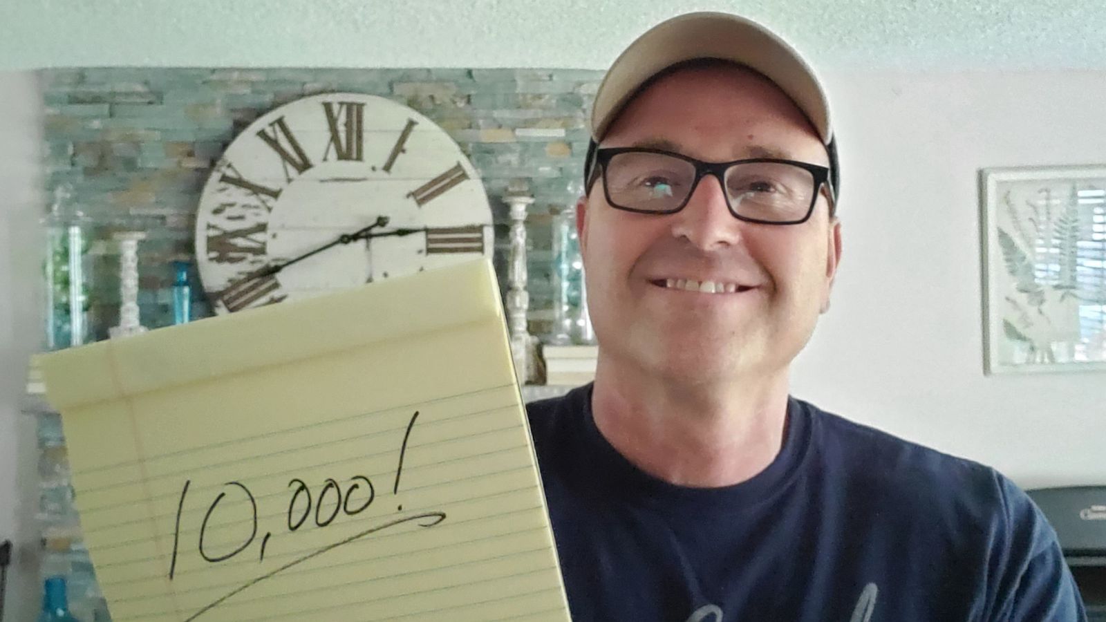 PHOTO: Rob Kenney thanks his 10,000 YouTube subscribers. Kenney started his YouTube channel on April 1, 2020 and quickly now has over 1.6 million followers in Seattle, WA.