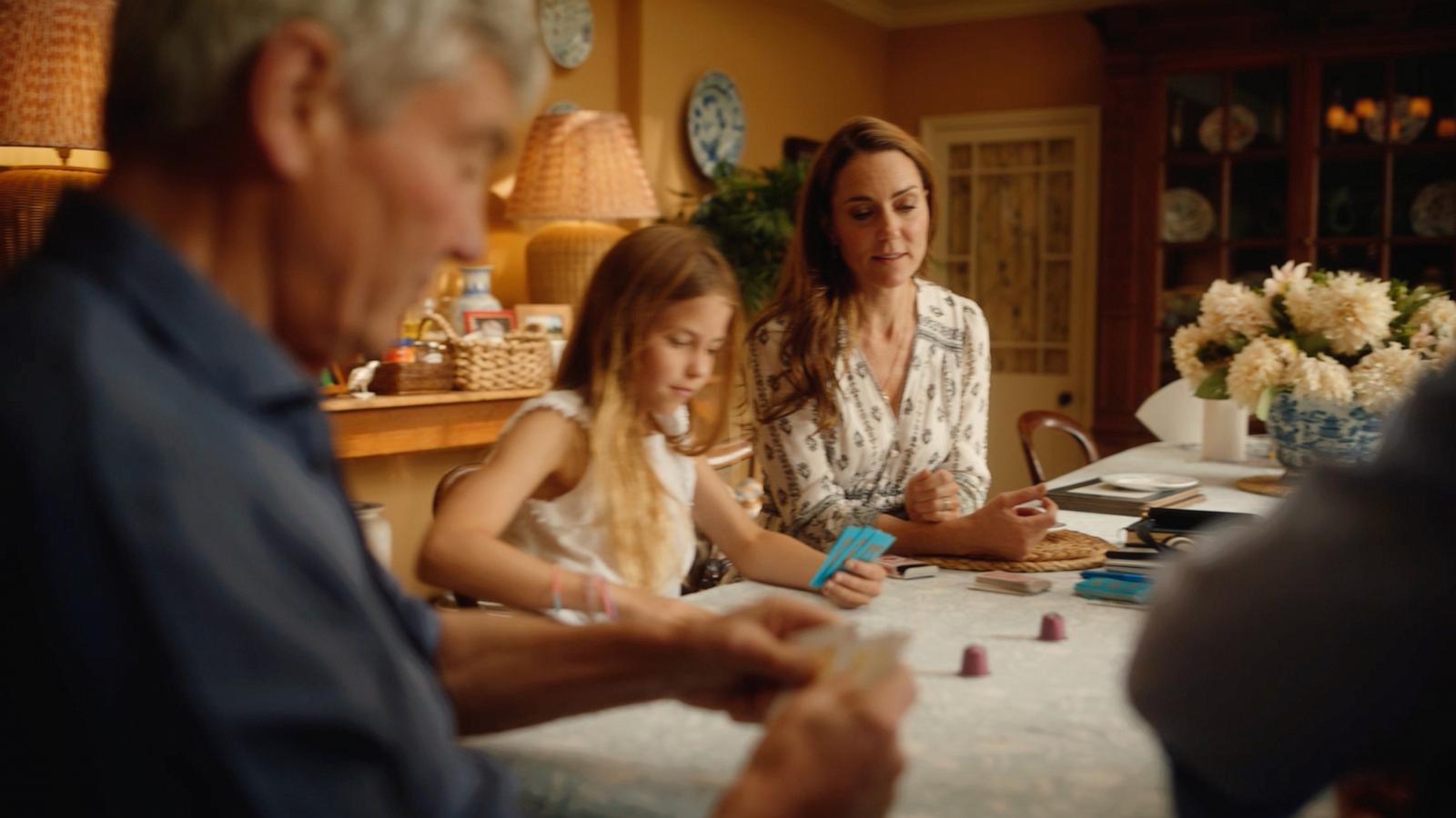 PHOTO: Michael Middleton is seen playing cards with his grandchildren and son-in-law, Prince William, in this video shared by Kensington Palace on Sept. 9, 2024.