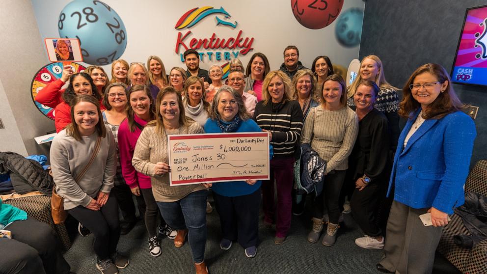 VIDEO: Lucky teachers win $1 million lottery in Kentucky