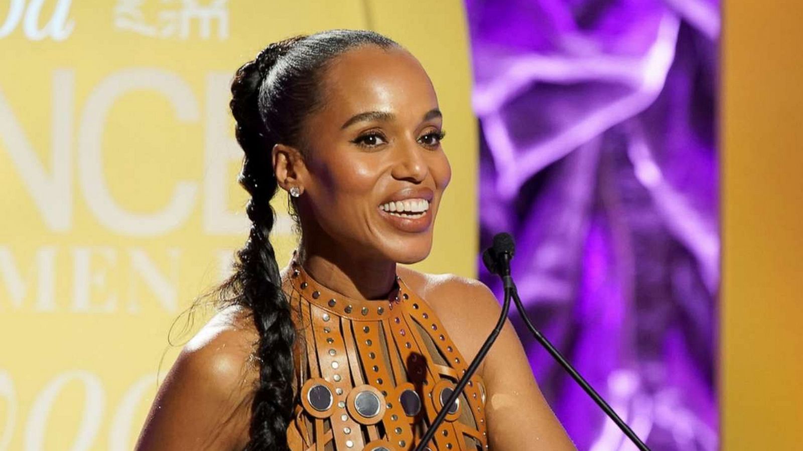 PHOTO: In this Feb. 6, 2020, file photo, Kerry Washington speaks onstage during the 2020 13th Annual ESSENCE Black Women in Hollywood Luncheon in Beverly Hills, Calif.