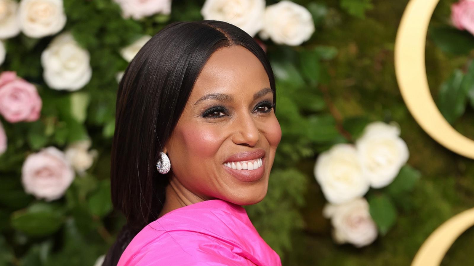 PHOTO: Kerry Washington attends the 82nd Annual Golden Globe Awards at The Beverly Hilton, on Jan. 5, 2025, in Beverly Hills, Calif.