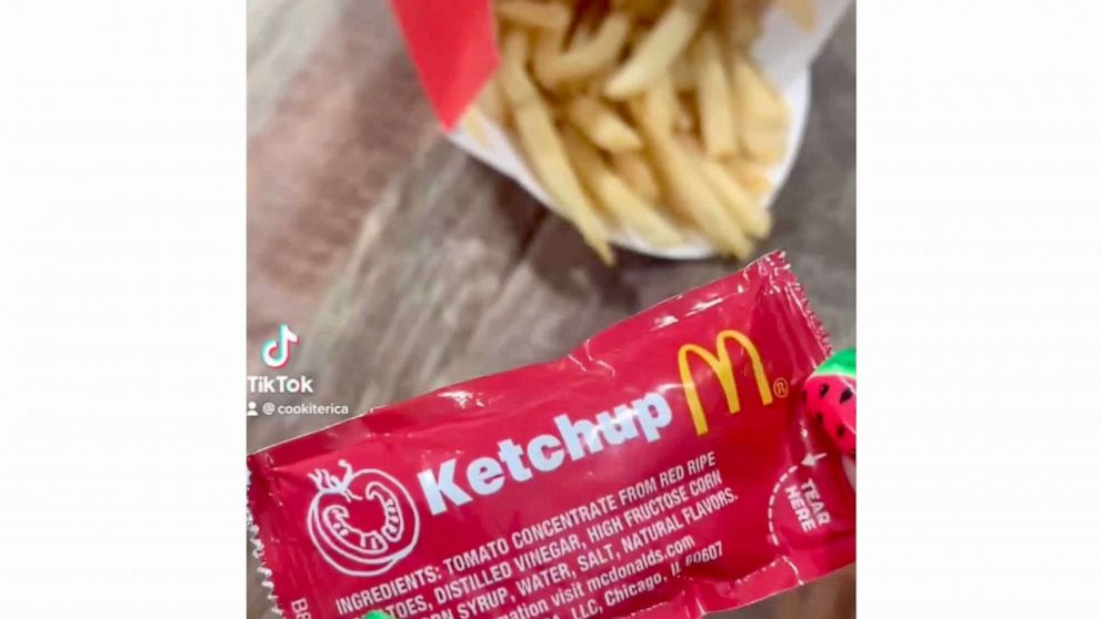 Erica Kuiper's technique to open ketchup packets went viral on TikTok.