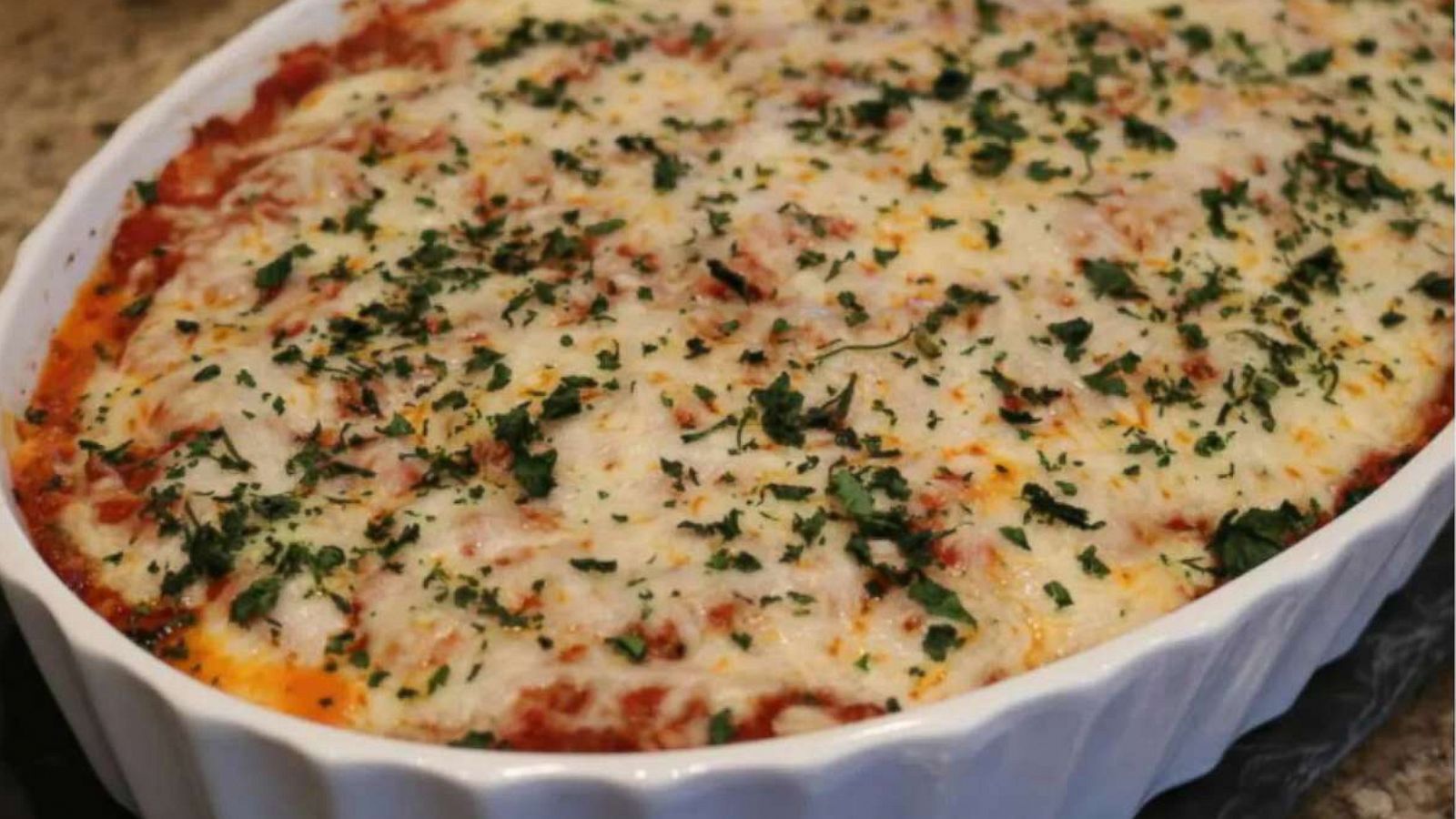 PHOTO: Keto Cheesy Baked Angel Hair Casserole