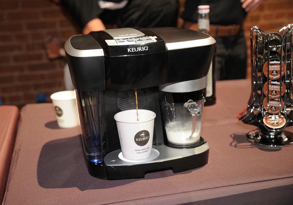 PHOTO: In this Nov. 10, 2014, file photo, a Keurig station is shown at New York Taste 2014 Hosted By New York Magazine, in New York.