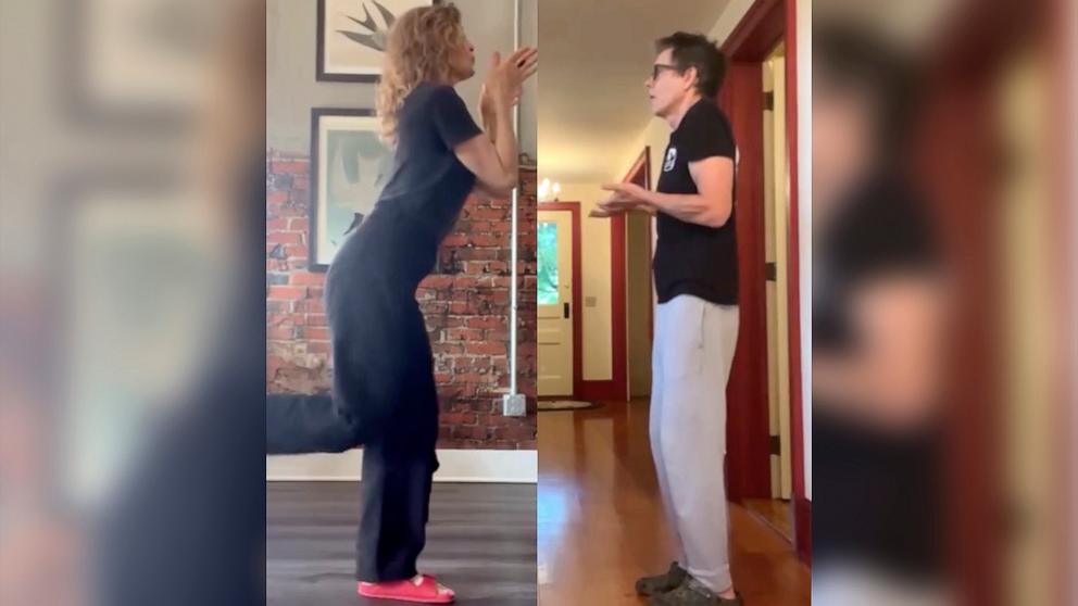 PHOTO: Kyra Sedgwick and Kevin Bacon appear in this screengrab from a video they shared on Instagram.