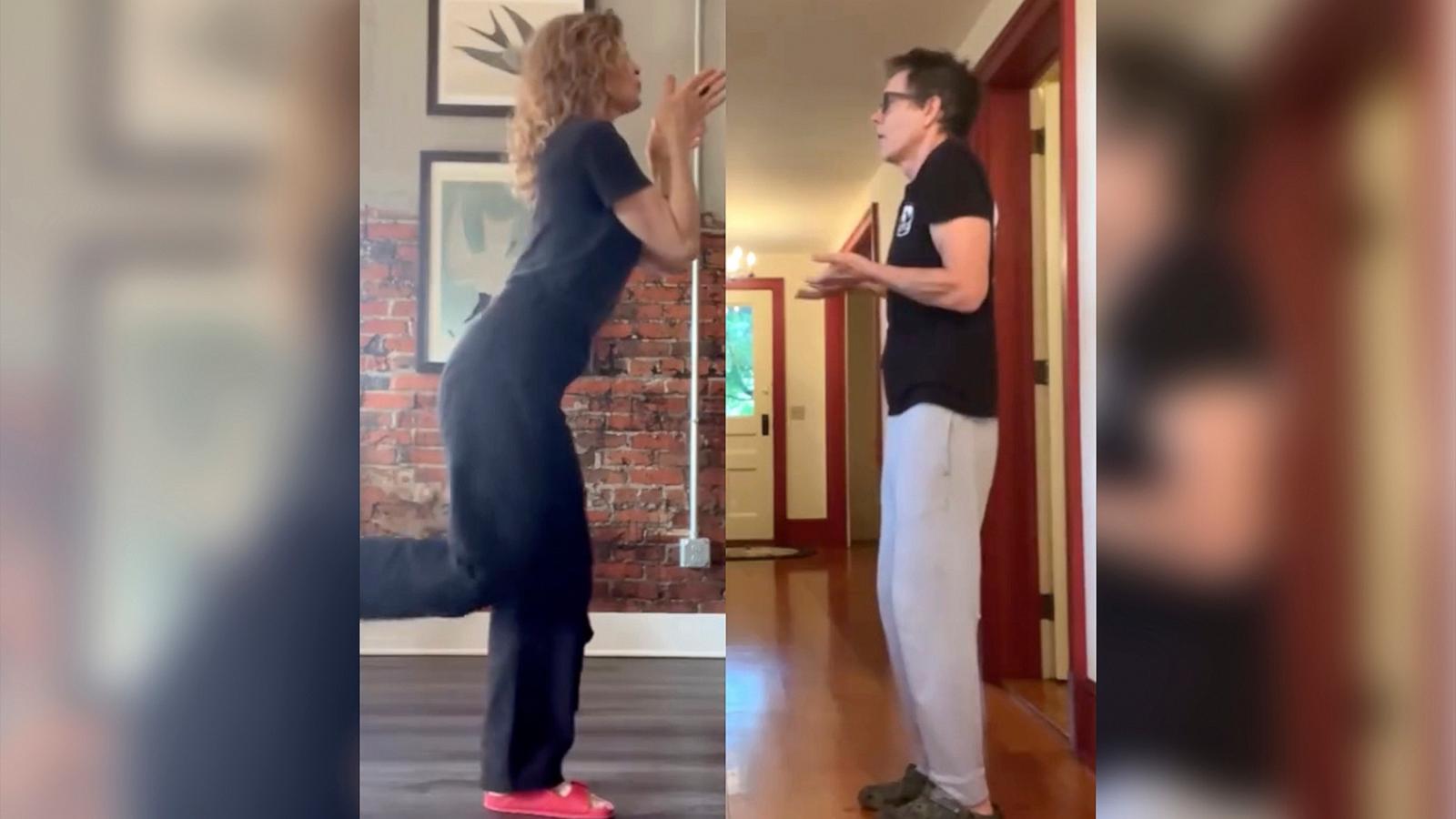 PHOTO: Kyra Sedgwick and Kevin Bacon appear in this screengrab from a video they shared on Instagram.