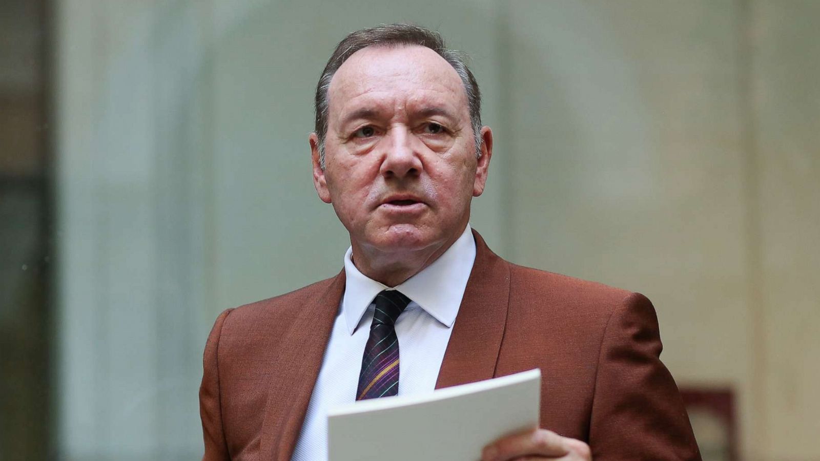 PHOTO: Kevin Spacey attends the reading of the event "The Boxer - La nostalgia del poeta" at Palazzo Massimo alle Terme, Aug. 2, 2019, in Rome, Italy.